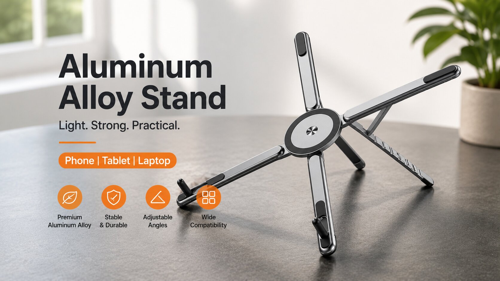 Foldable aluminium stand buying guide – premium alloy phone and tablet stand