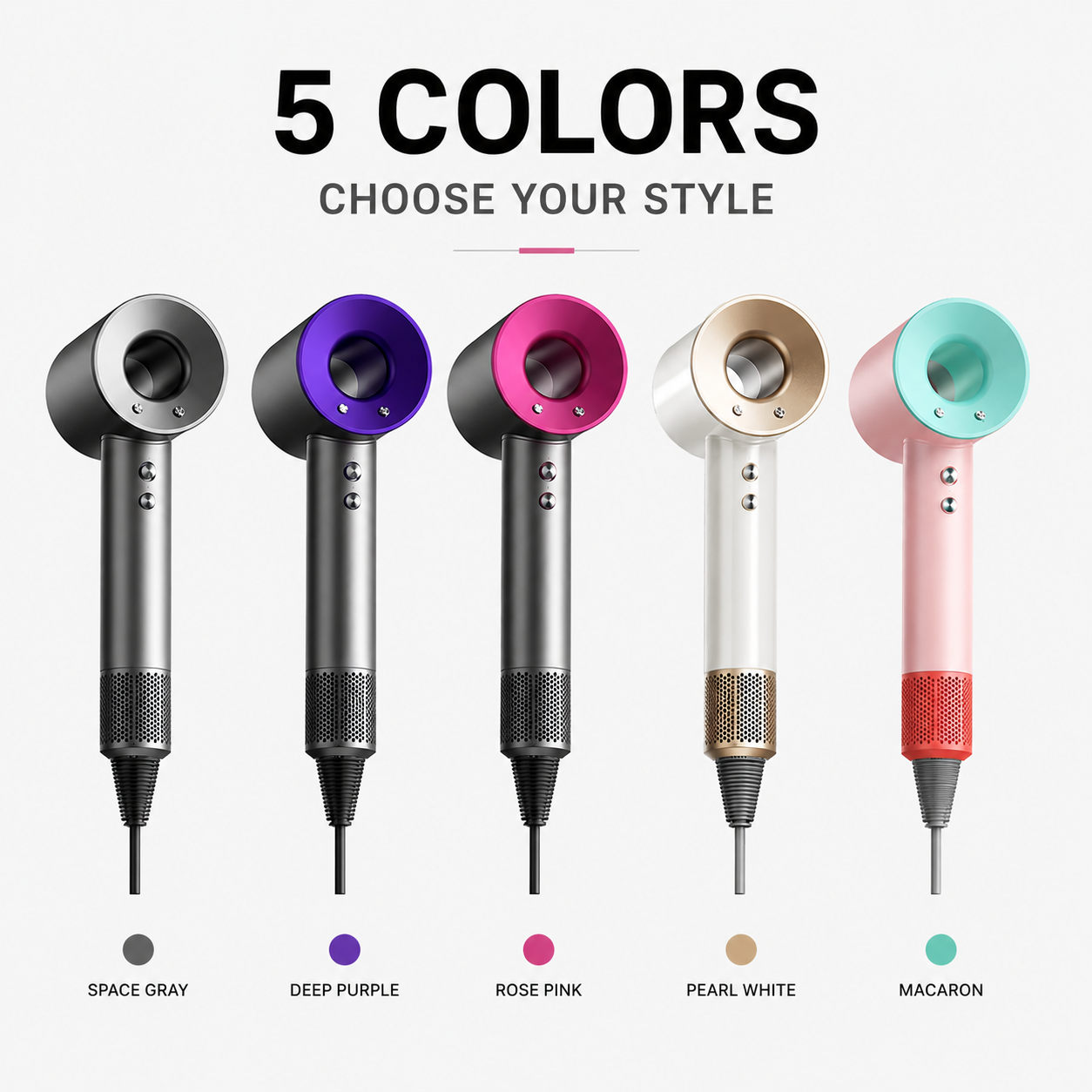 Nestora Supersonic High-Speed Hair Dryer (5 Color Available)