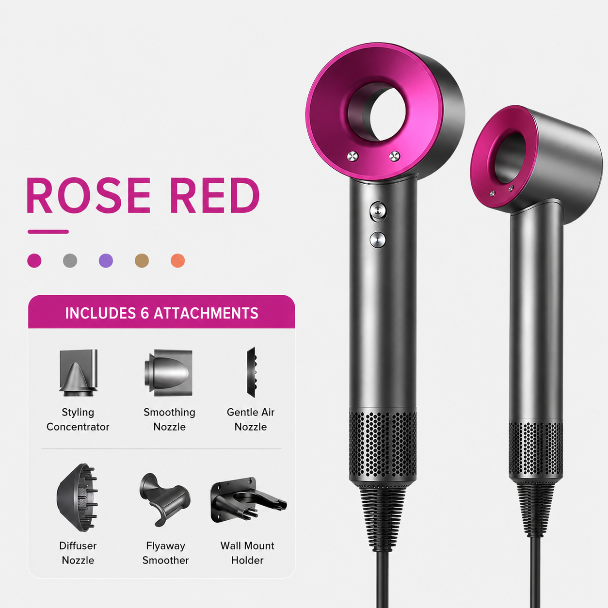 Nestora Supersonic High-Speed Hair Dryer (5 Color Available)